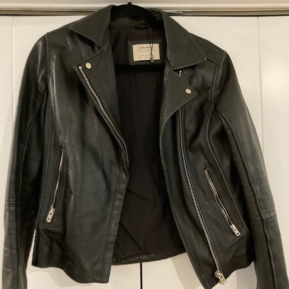 Zara Jackets & Blazers - Genuine Leather Zara Jacket